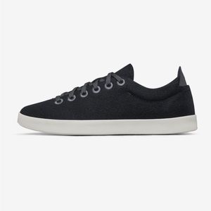 Allbirds Wool Pipers Women’s Size 8 Black Casual Shoes Sneakers Low Lace
